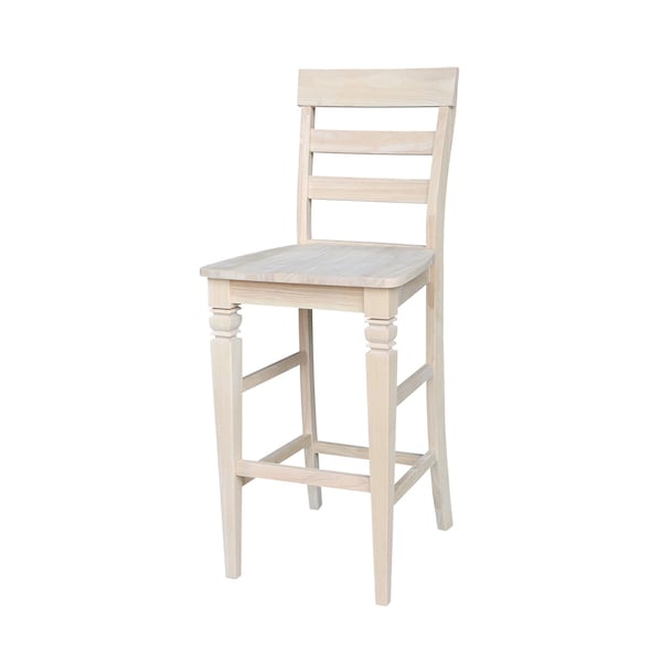 Whitewood Industries Solid Wood Java Counter Height Dining Stool - 30" Seat Height S-193 - main